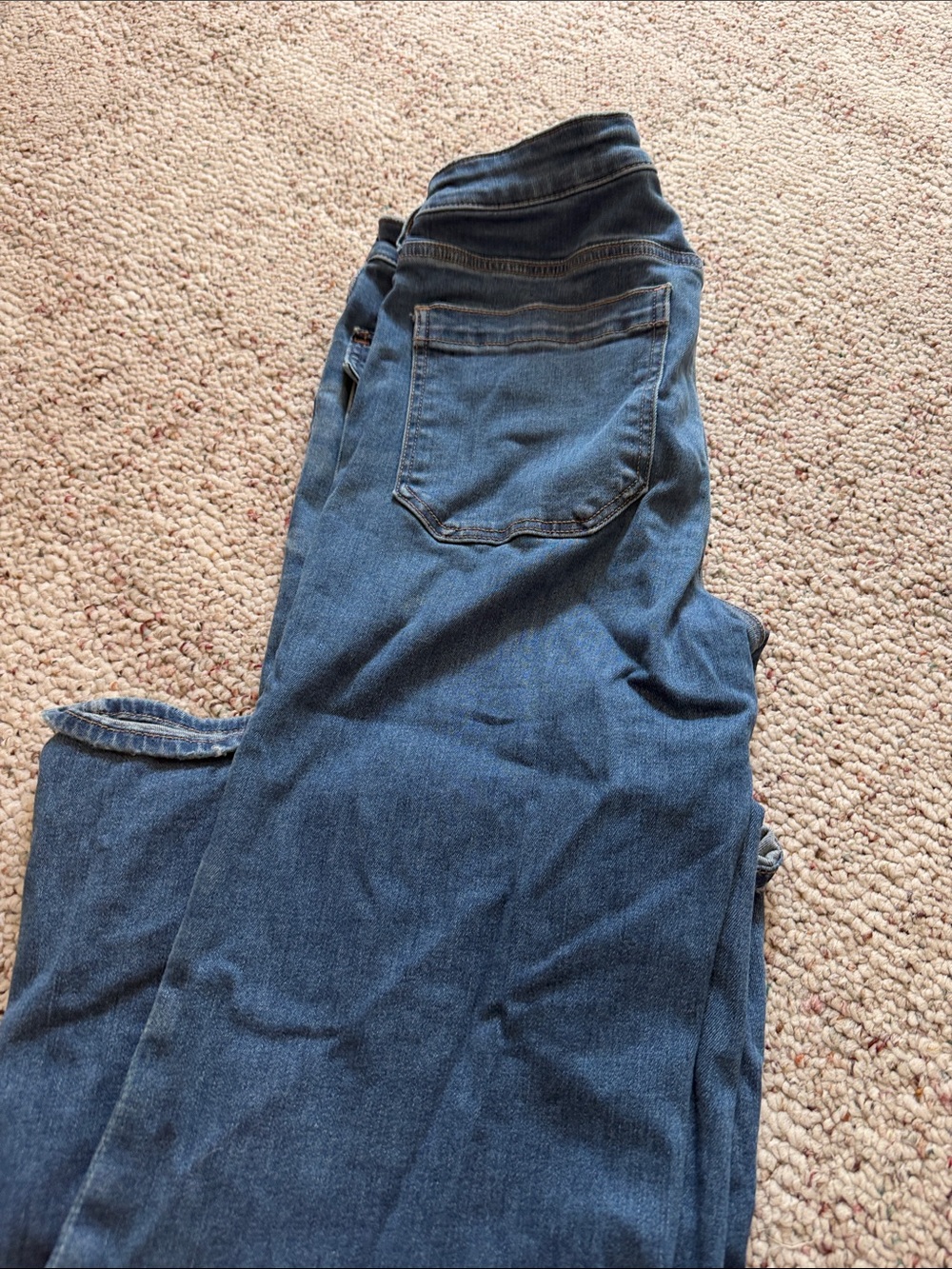 American Eagle Outfitters Dark Blue Flare Jeans - Picture 5 of 7